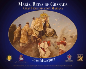 Cartel Oficial de la Peregrinación Mariana.