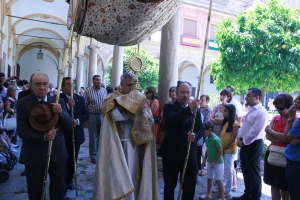 Procesión del Corpus en la Abadía del Sacromonte.